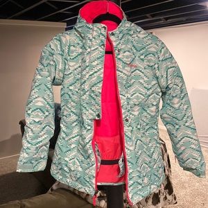 Girls Columbia winter coat size large